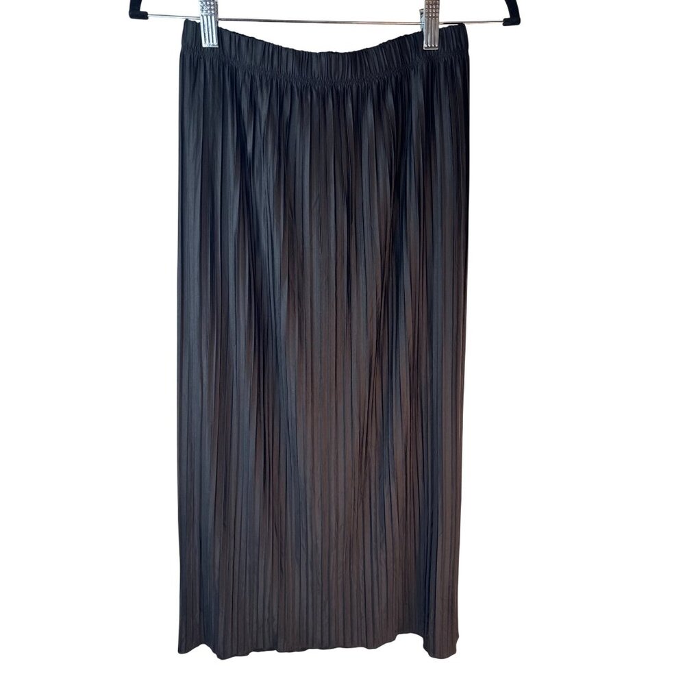 NEW ZARA Black Pleated Small Mini Skirt Elastic Waist